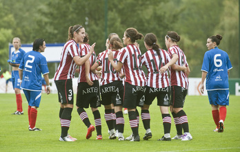 Athleticek oso indartsu hasi du denboraldia. (Jon HERNAEZ / ARGAZKI PRESS)