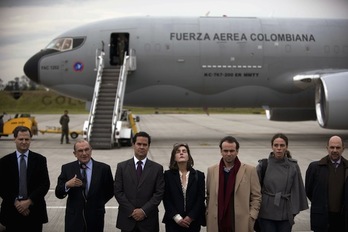 El Gobierno colombiano viajó ayer a la capital noruega. (Eitan ABRAMOVICH/AFP)
