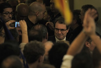 El president de la Generalitat de Catalunya, Artur Mas. (Lluis GENÉ/AFP PHOTO)