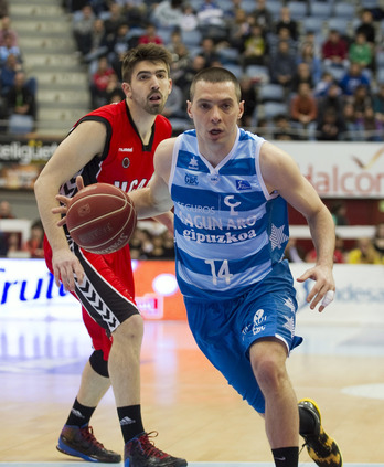 Javi Salgado, Lagun Aroren joko zuzendaria. (Juan Carlos RUIZ / ARGAZKI PRESS)