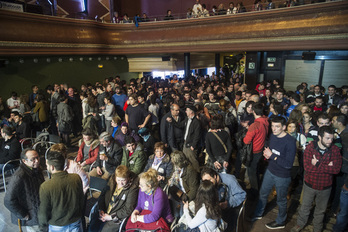 El preestreno del documental ha tenido lugar en Bilborock. (Luis JAUREGIALTZO/ARGAZKI PRESS)
