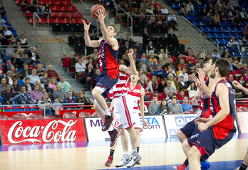 Baskoniak irabazi egin du Zurbanon. (Raul BOGAJO / ARGAZKI PRESS)