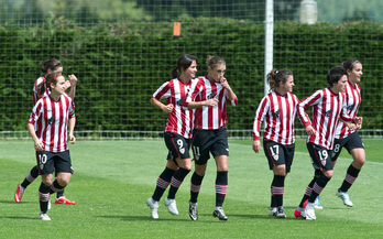 El Athletic femenino busca su quinto título de Liga en la despedida de San Mamés. (Jon URBE / ARGAZKI PRESS)