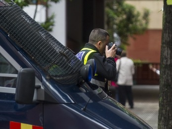 Jone Goirizelaia, abogada de la familia, ha estado presente en las pruebas. (ARGAZKI PRESS)