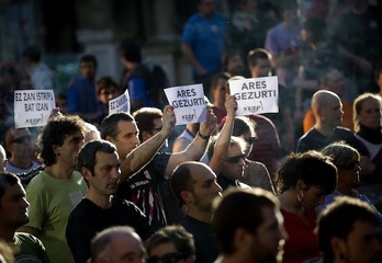 Manifestación en memoria de Iñigo Cabacas en Bilbo. (Marisol RAMIREZ/ARGAZKI PRESS)