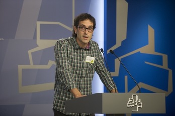 Julen Arzuaga EH Bilduko legebiltzarkidea. (Raul BOGAJO/ARGAZKI PRESS)