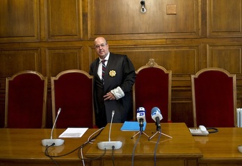 Juan Calparsoro, fiscal superior de la CAV. (Juan Carlos RUIZ / ARGAZKI PRESS)