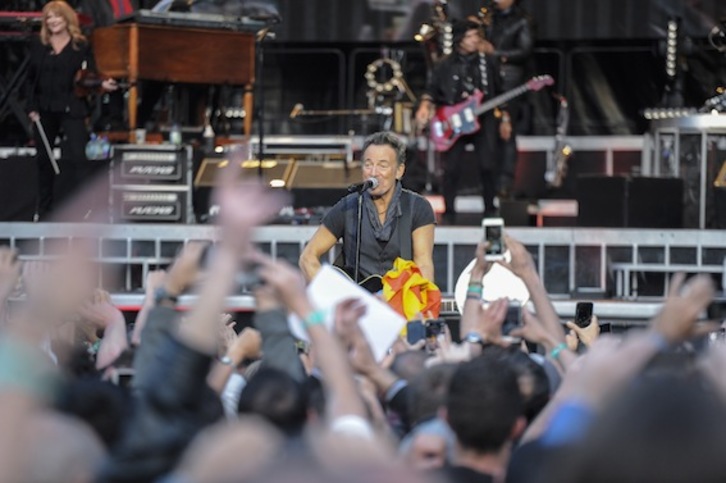 Bruce Springsteen Donostian eman zuen kontzertuetako batean. (Jon URBE/FOKU)