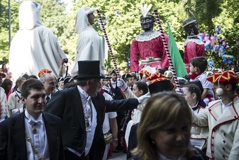 El presupuesto de los sanfermines ha sido incrementado un 3,5%. (Jagoba MANTEROLA/ARGAZKI PRESS)