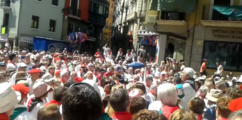 Imagen del vídeo del Kantuz. (@Iruindarra)