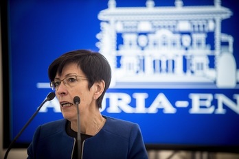 Estefanía Beltrán de Heredia, consejera de Seguridad de Lakua. (Jaizki FONTANEDA/ARGAZKI PRESS)