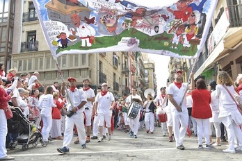 Los sanfermines disparan la oferta de alojamientos clandestinos en Iruñea. (Idoia ZABALETA/ARGAZKI PRESS)