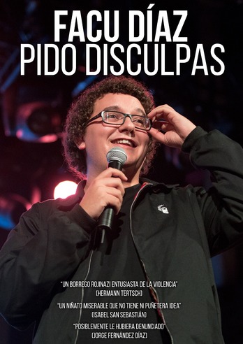 Cartel del show de Facu Díaz.