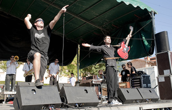 Betagarri, durante un concierto en 2011. (Juan Carlos RUIZ / ARGAZKI PRESS)