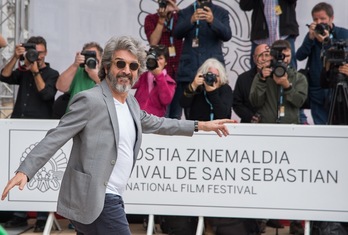 Ricardo Darín, hoy en Donostia. (Andoni CANELLADA/ARGAZKI PRESS)