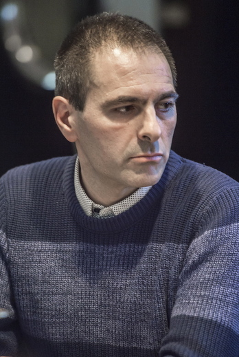 Andeka Larrea, secretario de Comunicación de Podemos Euskadi. (Marisol RAMÍREZ/FOKU)