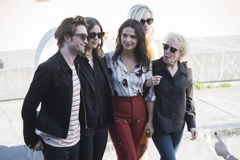 ‘High life’ filmeko lantaldea. (Juan Carlos RUIZ/FOKU)