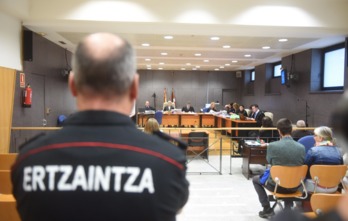 Primera sesión del juicio por la muerte de Iñigo Cabacas. (FOKU)