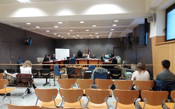 Nueva sesión del juicio por el ‘caso Cabacas’. (@GOIKODEUSTU)