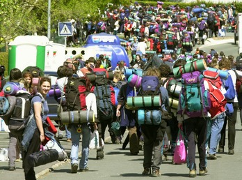 Irati Sienra, gazte antolakundeko militante ohia. (Marisol RAMIREZ/FOKU).