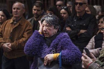 Emoción en el rostro de los asistentes. (Aritz LOIOLA/FOKU)