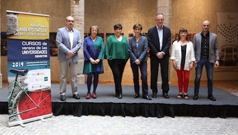 Presentación de los cursos de verano de las universidades de Nafarroa. (GOBIERNO DE NAFARROA)