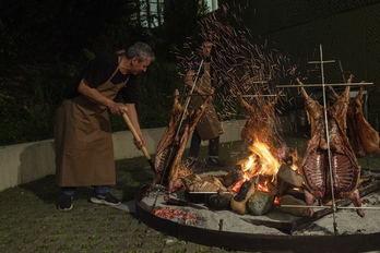 Cena especial organizada en el BCC en homenaje a ‘La leyenda de Don Julio’ que se proyecta en Culinary Cinema. (Jon URBE I FOKU).