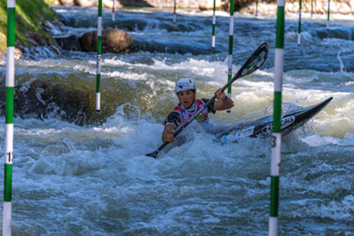 Maialen Chorraut ya está en semifinales del Mundial que se disputa en La Seu d´Urgell. (TWITTER FEDERACIÓN PIRAGÜISMO)