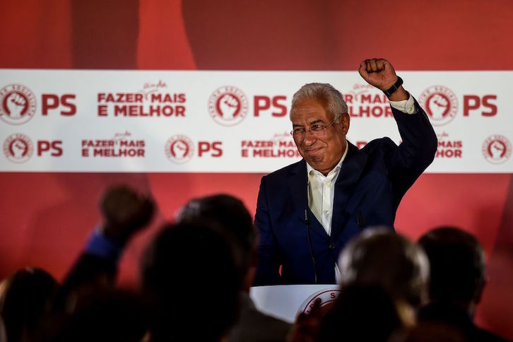 Antonio Costa Portugalgo Alderdi Sozialistako burua. (Patricia DE MELO MOREIRA/AFP)