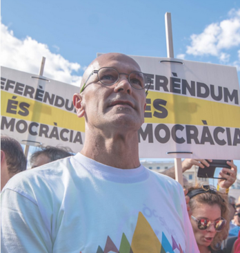 Imagen quer Romeva ha colgado en Twitter junto a sus declaraciones.