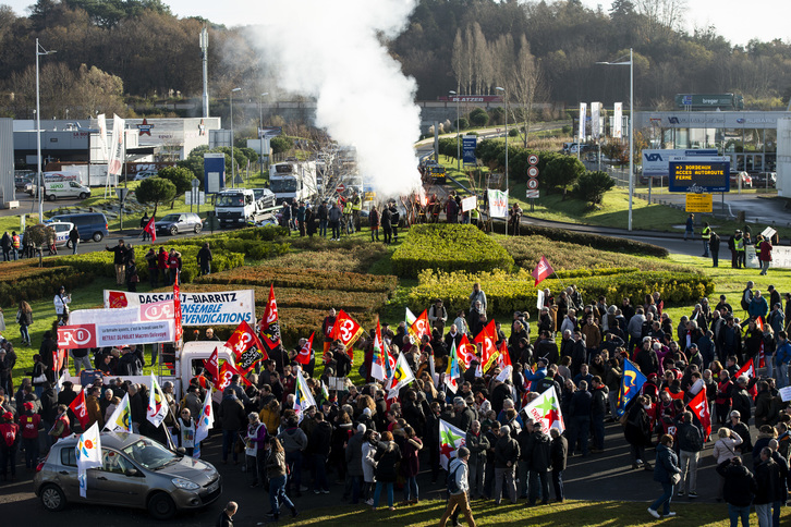 C'est la troisième journée de mobilisation après la grève massive du 5 décembre. © Guillaume FAUVEAU