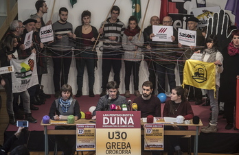 Sindicatos y movimientos sociales han llamado a participar en la huelga general del 30 de enero. (Jagoba MANTEROLA / FOKU)