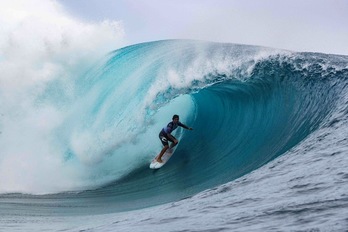 Gabriel Medina, abuztuan Teahupoon (Brian BIELMANN / AFP)