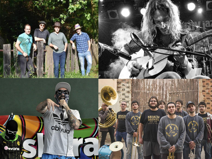 Otsaileko ‘Beste Bat’ saioa gidatuko duten taldeetako batzuk.