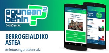 Egunean Behin aplikazioaren denboraldi berezia.