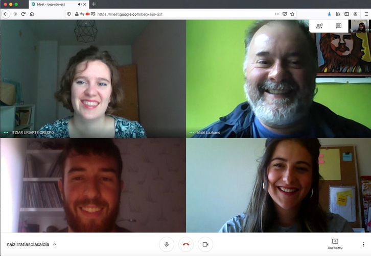 Itziar Uriarte, Iñaki Lazkano, Sergio Azkarate eta Irune zabaleta