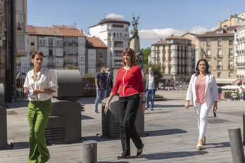 Chivite ha acompañado a Media en Gasteiz. (Jaizki Fontaneda/FOKU)