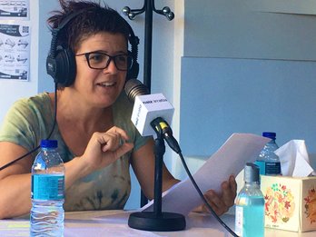 Literatura izan dugu hizpide Nerea Baldarekin.