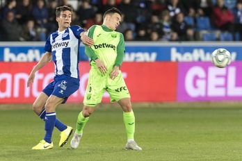 Pons, en un partido de la pasada temporada (Juanan RUIZ / FOKU)