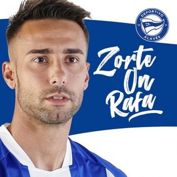 Mensaje del Alavés para la cesión de Rafa Navarro (DEPORTIVO ALAVÉS)