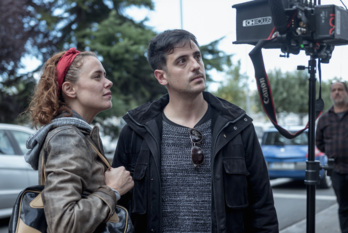 La actriz Patricia López Arnaiz es dirigida por David Pérez Sañudo. (NAIZ)