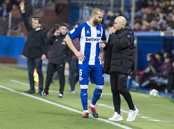 Laguardia ya está recuperado y quiere ayudar al equipo. (Juanan RUIZ/FOKU)