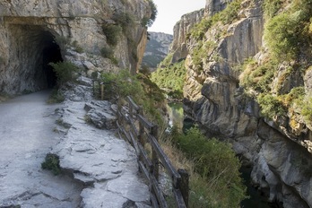 Mirador de la foz de Irunberri.