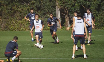 Los armeros se enfrentarán al Racing Rioja dentro de un mes. (SD Eibar)