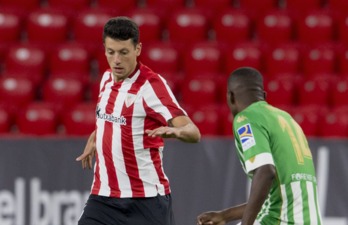 Vesga fue titular ante el Betis. (@AthleticClub)