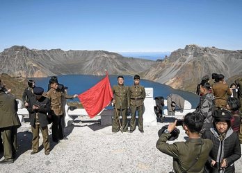 Paektu mendia sakratua da korearrentzat.