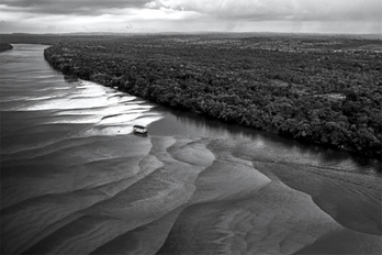 Hay muchos pueblos aislados en el corazón de la selva.