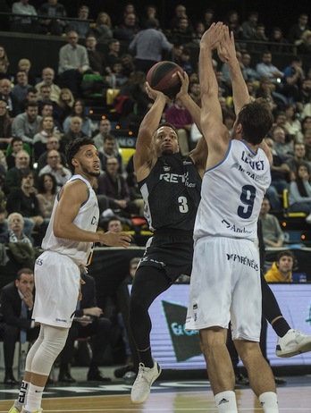 Andorraren aurkako dema gorantzko bidea jarraitzeko baliatu nahi du Bilbao Basketek. (Marisol RAMIREZ / FOKU)