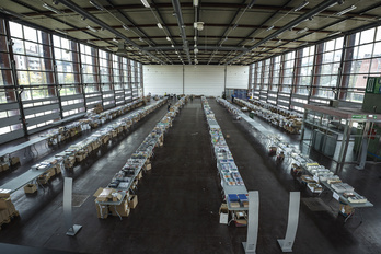 Landako gunean ezohiko irudia izango du aurtengo Azokan. (Aritz LOIOLA/FOKU(