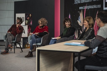 «Euskal Literatura Sorkuntza: eta orain zer?» mahaingurua. (Aritz LOIOLA/FOKU)